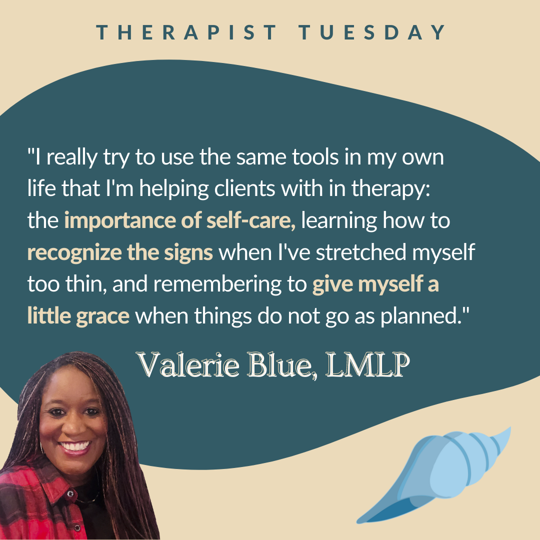 Therapist Tuesday: Valerie Blue, LMLP;